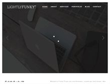 Tablet Screenshot of lightlyfunky.com
